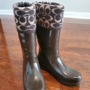 Coach Peace Rain Boots
